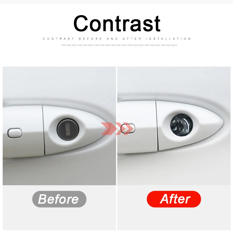 غطاء حماية معدني مزخرف لمفتاح الباب ، ملحقات خارجية ، ملصقات لألفا روميو يوليا ستيلفيو ، من gi74c #4