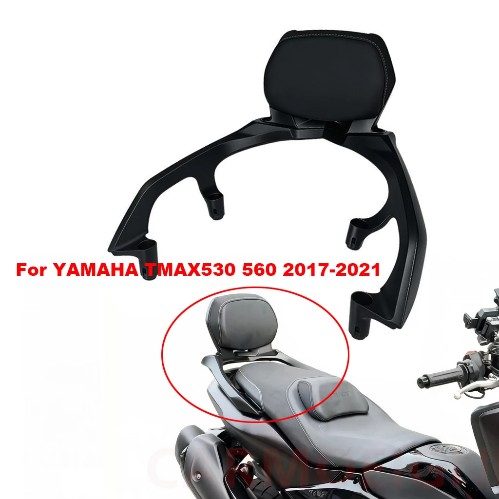 17-21 For YAMAHA TMAX530 560 Motorcycle Backrest Rear Passenger Seat Back Rest Stay Protection Pad Accessories 2021 2020 2019