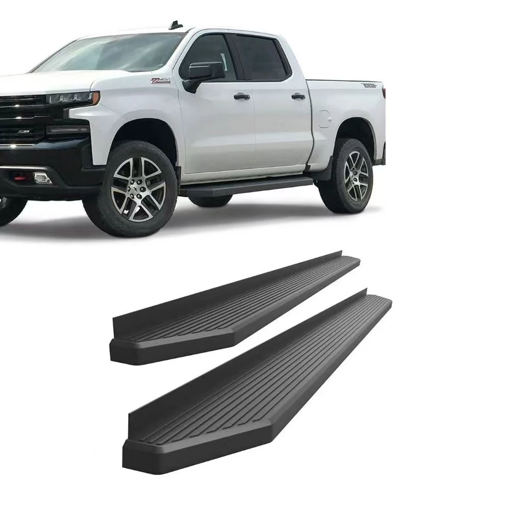 

2021-2024 Chevy Silverado/GMC Sierra 1500 Crew Cab Running Board Side Step Pedal Blackcustom