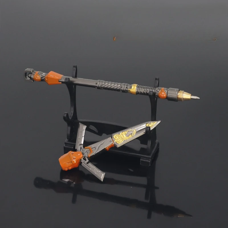 Stylo de Signature Valkyrie périphérique de jeu Apex Legends, 20cm/7,87 pouces, modèle d'arme en métal, papeterie créative personnalisée, cadeau pour garçon