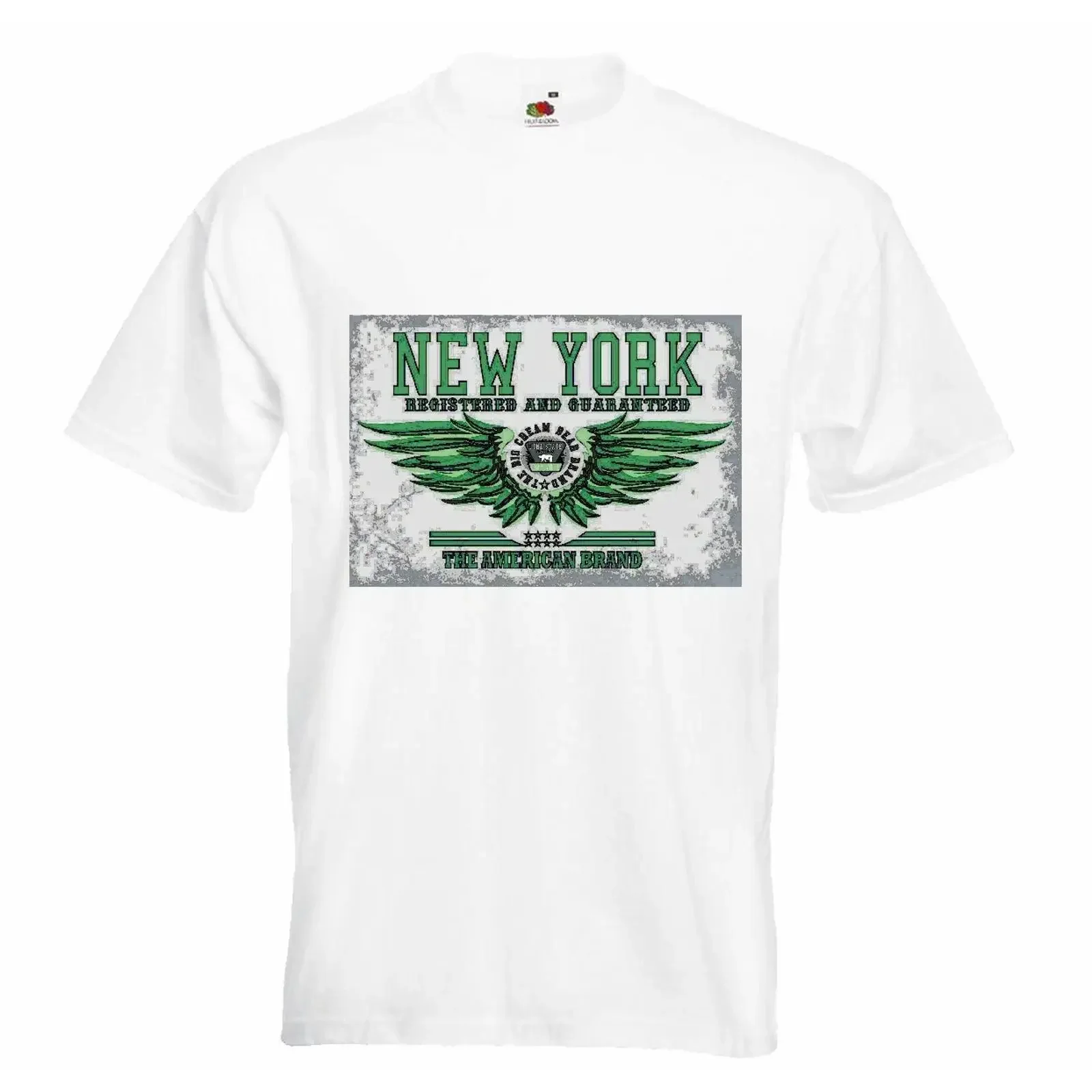 T Shirt NEW YORK CITY AMERIKA CALIFORNIA USA ROUTE 66 BIKERSHIRT NY MOT vintage Washed Versatile designer clothes streetwear