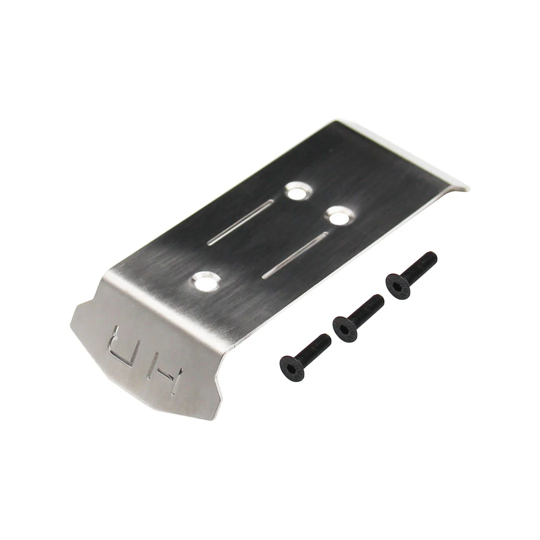 HR Traxxas RC Onderdelen RVS Chassis Achter Anti-collision Guard Plaat Upgrade Accessoires Voor Traxxas Mini Maxx 107154 -1