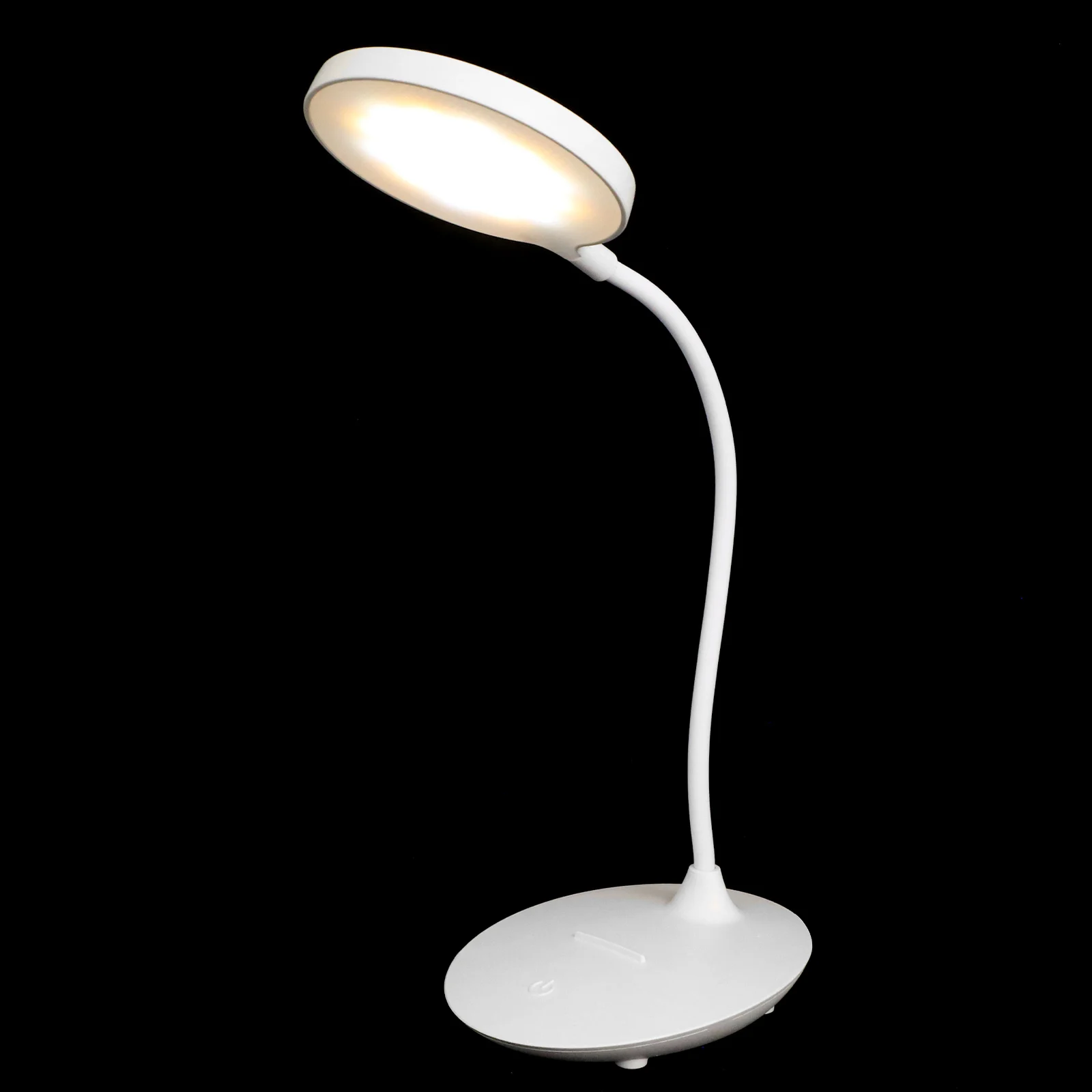 

USB Charging Desk Lamp LED Dimmable -2 Ivory White Plug-in Soft Light Anti Eye Strain Reading Lamps for Bedroom Office Study