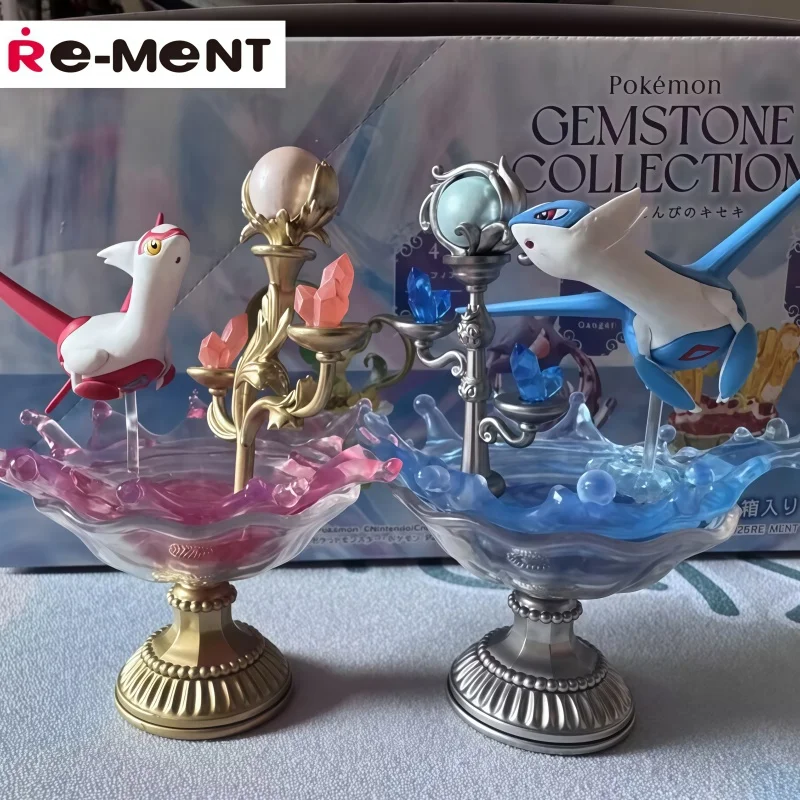 

Re-Ment Pokemon Gemstone Collection Shining Mysterious Miracle Collectible Display Figures Gengar Pikachu Latias For Collectors