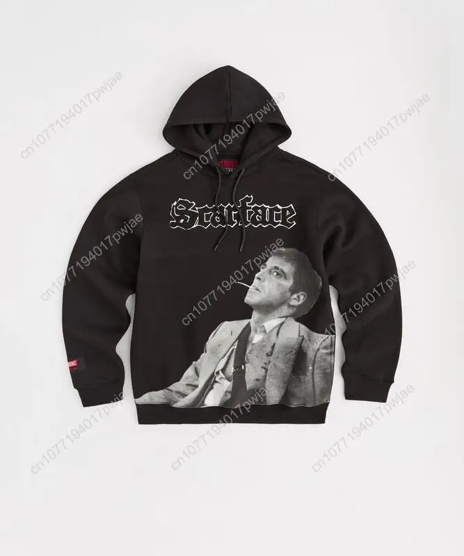 

Scarface Old English Chenille Hoodie - Black