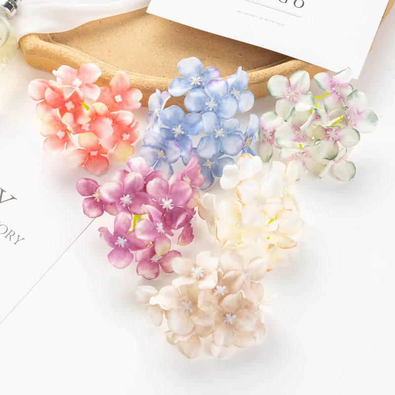 10 Stück Künstliche Blumen Großhandel Hochzeit Outdoor Garten Rosenbogen Heimdekoration Girlanden Geschenkbox Künstliche Seidenhortensien – Detail 14