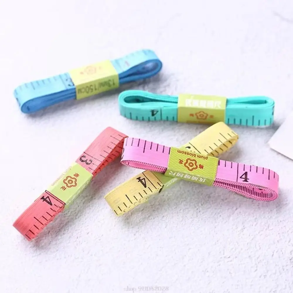 

New Mini 60in Soft Tape Measures Double Scale Mini Clothes Tailor Ruler Body Measuring Ruler