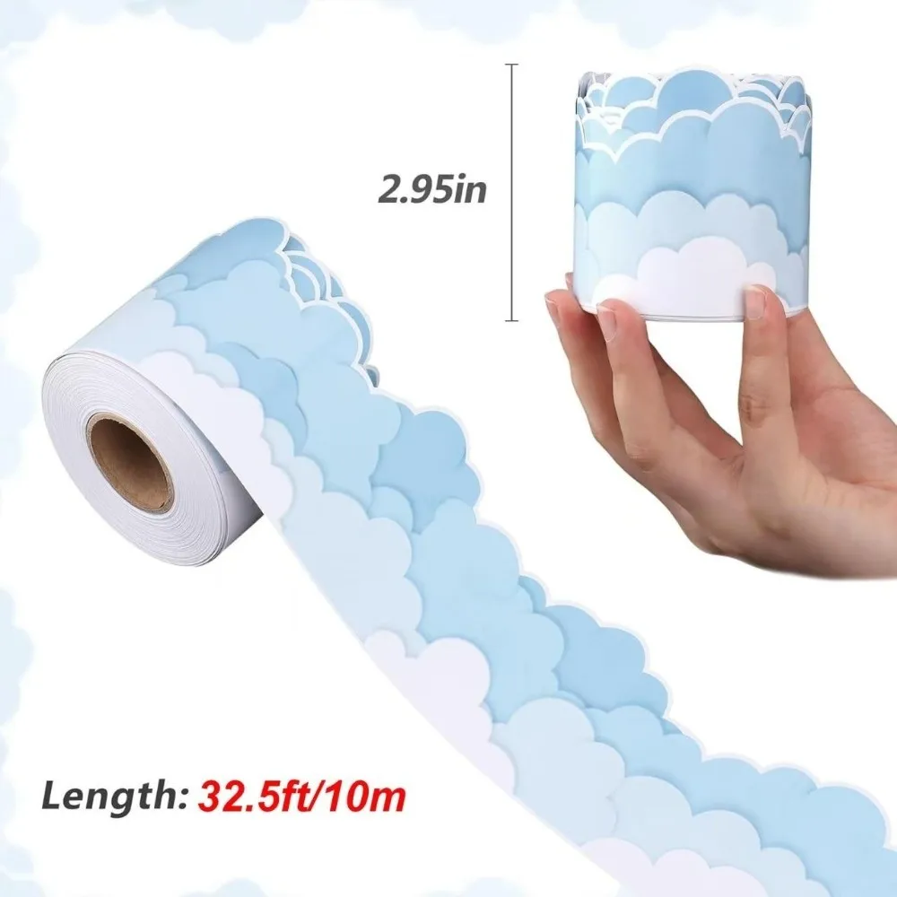 1 لفة جديدة ذاتية اللصق السبورة مجلس الحدود 7.5 سنتيمتر DIY بها بنفسك الحدود الفصول الدراسية الديكورات ورقة الحدود تقليم ملصق الحرف اليدوية