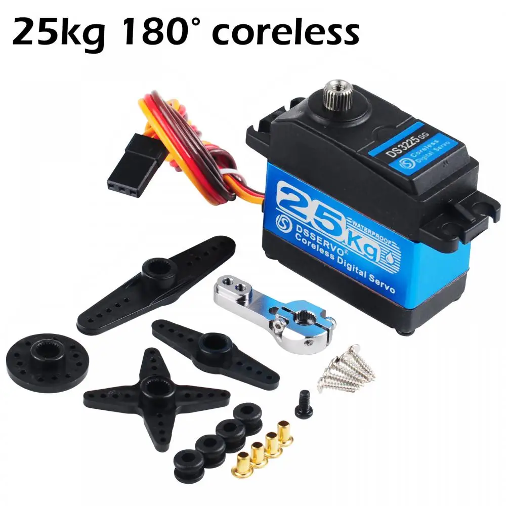 20/25/30/35/40/45/60/80/150kg digtal rc kernloses Servo wasserdichtes Servo mit hohem Drehmoment ds3218 ds3225 ds3230 ds3235 ds5160 pro – Detail 10