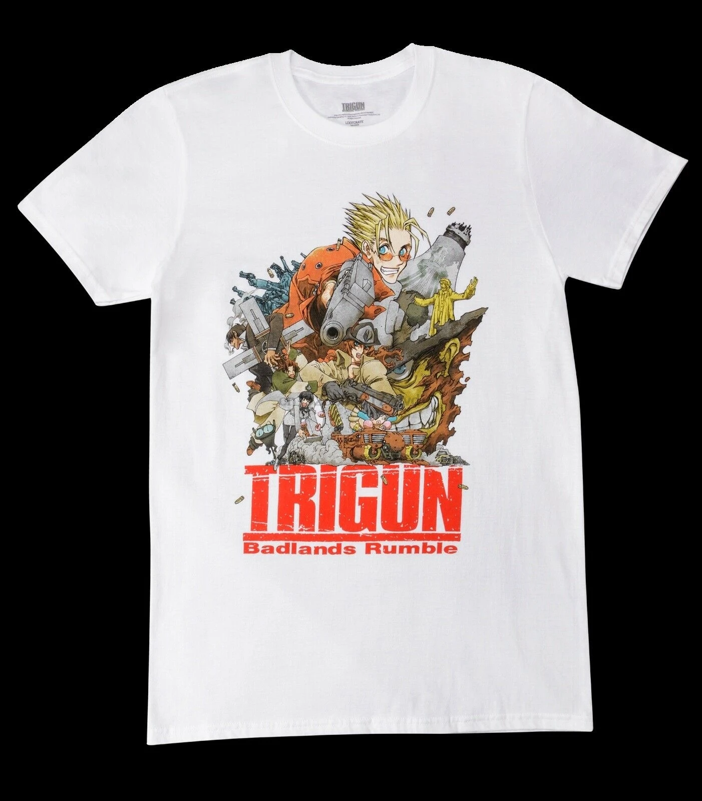 Loot Crate Trigun Badlands Anime MenS T-Shirt Exclusive 2019 New Design Summer Short Sleeve Men Homme Camisetas Hip Hop T Shirt