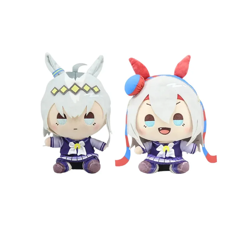 22cm New Pretty Derby Q-Version Little Chestnut Cap Tamamo Cross Game Peripheral Plush Toy Home Decor Collectible Birthday Gift