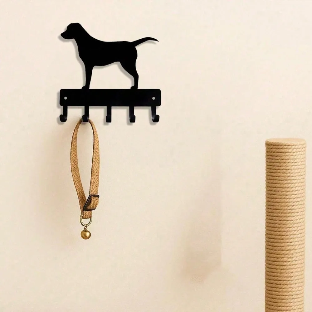 Paws & Style Modern Dog Wall Hook - Rustproof & Waterproof Wall Mounted Hanger, Easy Installation No Drilling