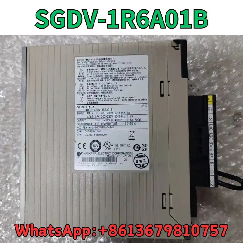 Used Driver SGDV-1R6A01B test OK Fast Shipping