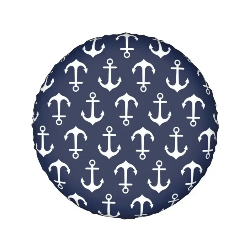 Anchors Aweigh Spare Wheel Cover Fit for Suzuki Mitsubish 4x4 RV Nautical Sailing Sailor Tire Protector 14