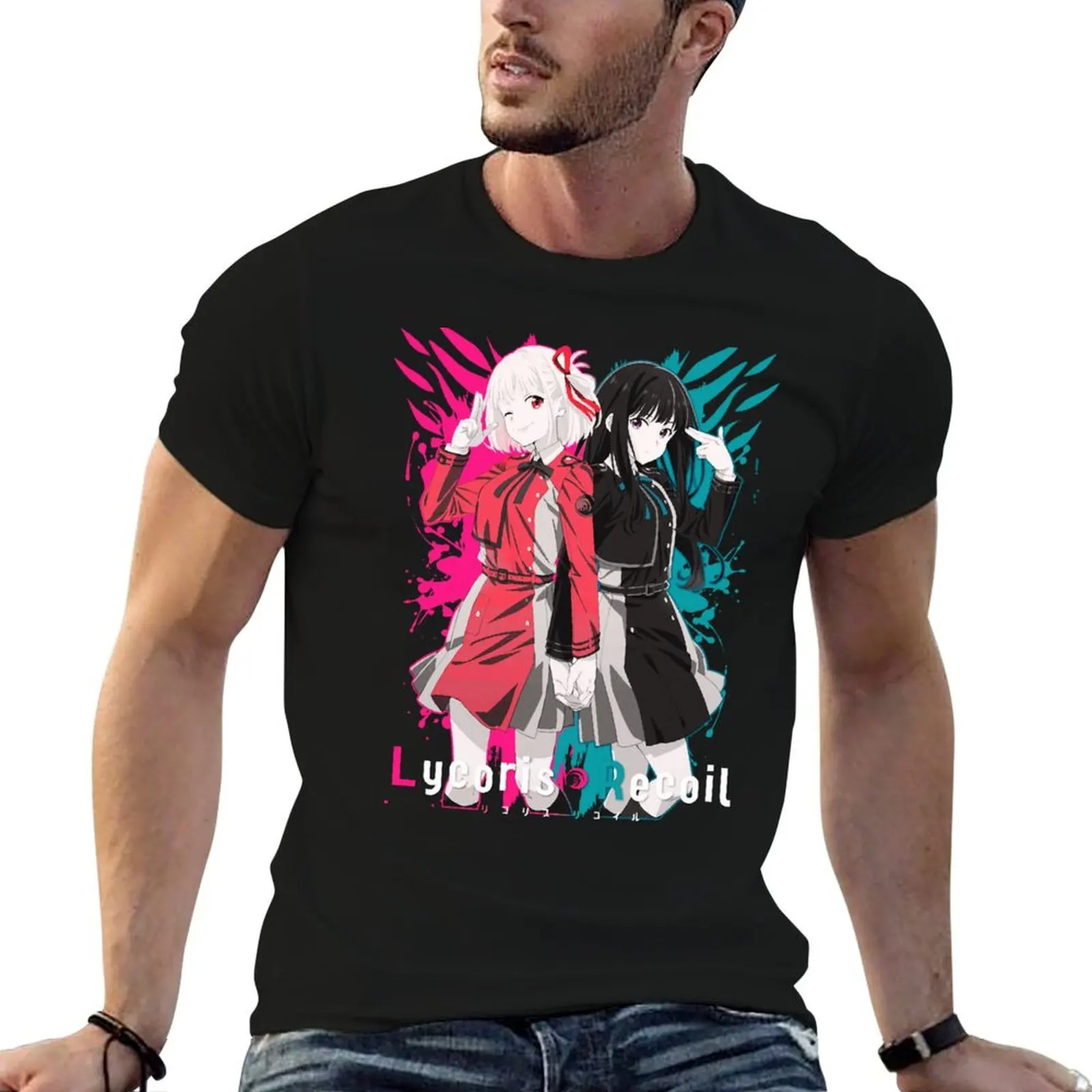 Lycoris Recoil Tshirt T-Shirt Comfortable Daily Wear Tee