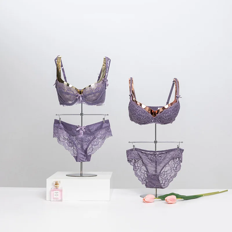 High-grade Electroplated Underwear Bikini Female Mannequin Model Display Rack, Clothing Shop Window Display Underwear Hanger