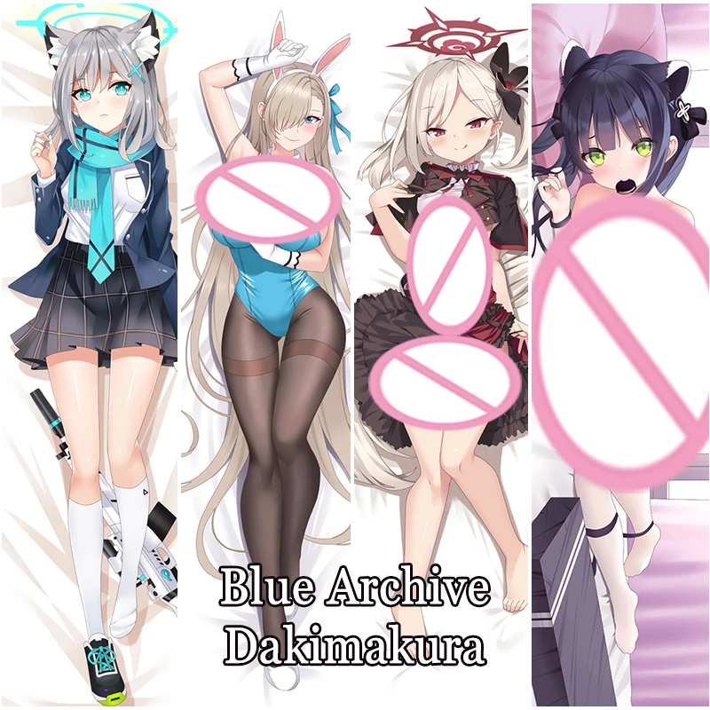 

Dakimakura Blue Archive Pillowcase Sunaookami Shiroko Hugging Body Cosplay Anime Peachskin Bedding Pillow Cover