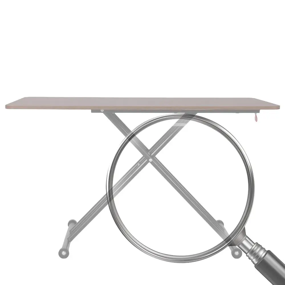 

Folding Coffee Table with Rollers Portable Floor Table Wooden Modern Coffee Table for Living Room Home