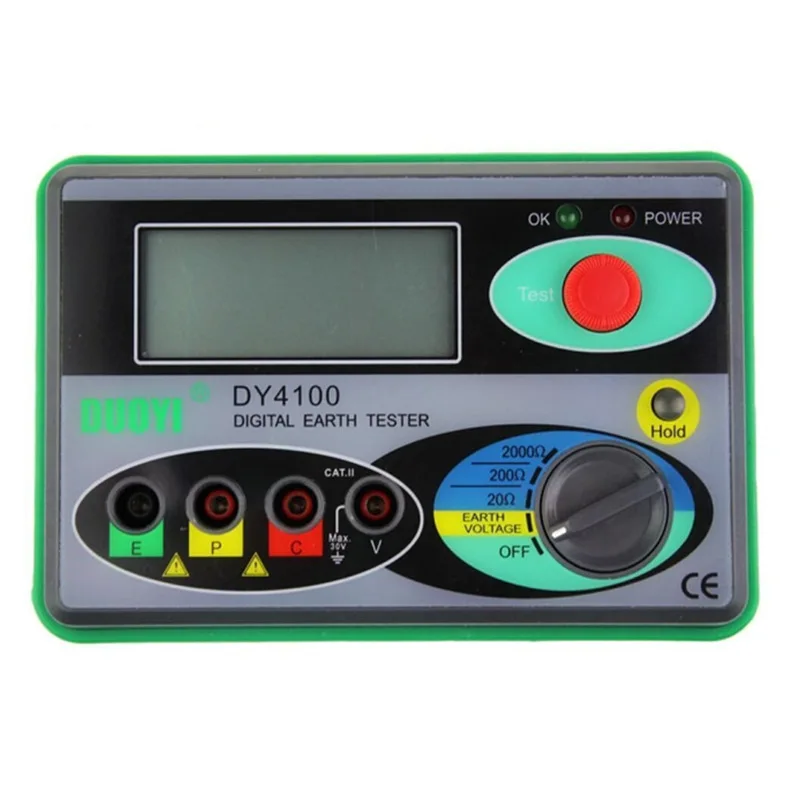 DOUYI  DY4100 grounding resistance tester digital  lightning protection grounding resistance meter