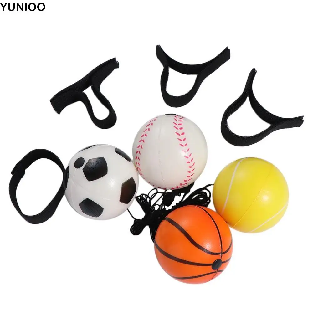 On String Elastico che rimbalza Palla di ritorno Palla a mano Gioco Esercizio Sport Palla di rimbalzo a mano Tennis Basket