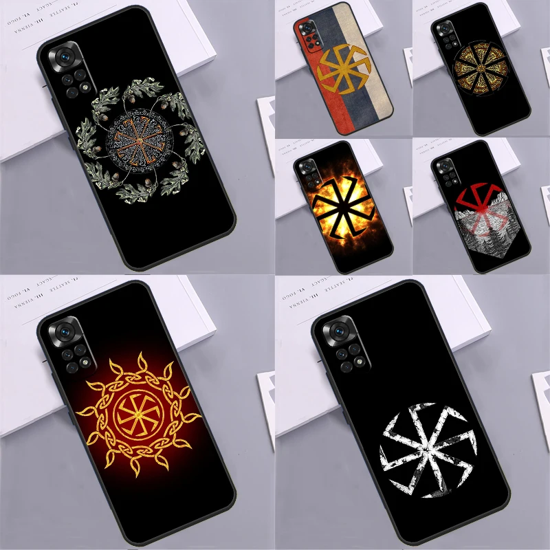 Slavic Symbol Kolovrat Case For Xiaomi Redmi 12 12C 9A 9C 10A 10C Redmi Note 11 8 9 10 12 Pro 9S 10S 11S 12S Funda