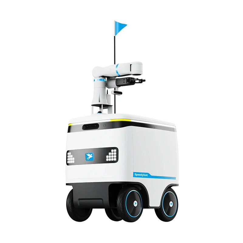 Outdoor Takeout Speedbot Delivery Robot for Food Delivery Robotic Arm Automatic Delivery Robot