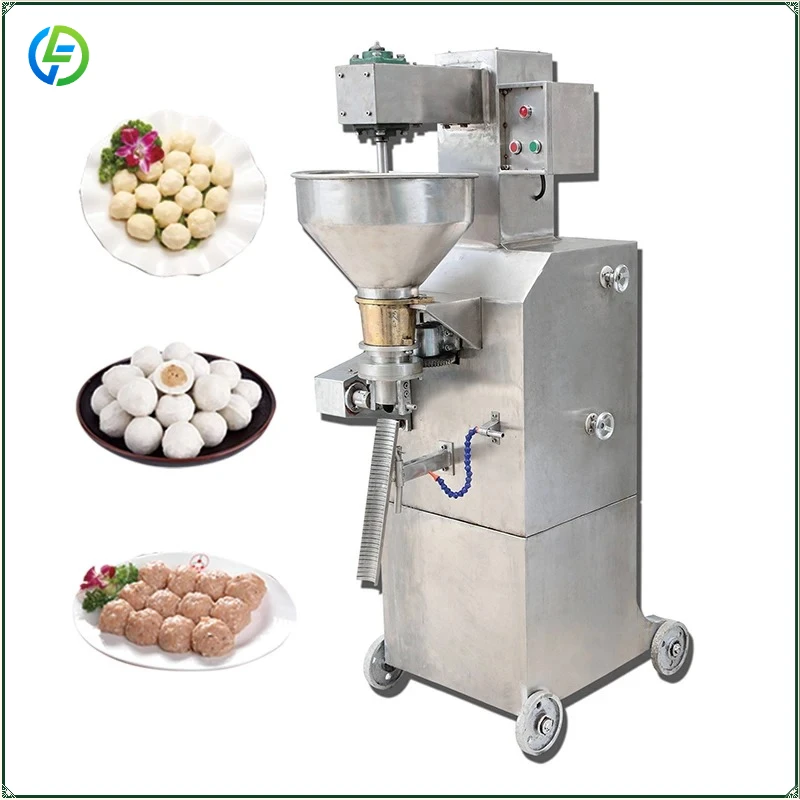 Automatic Beef Fish Meatball Making Machine with Motor Cheese Stuffed Meatball Forming and Maker FL Customized