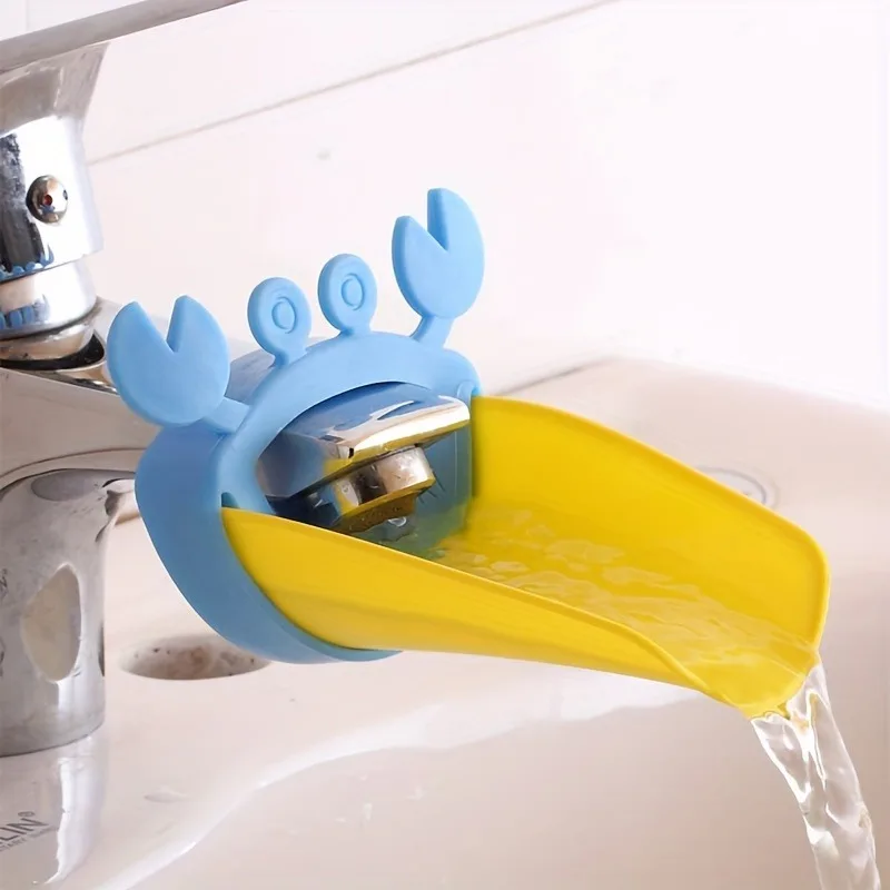 1 Stück Kinder-Badezimmer-Wasserhahn-Verlängerung, Handwaschhilfe für Kinder, Waschbecken-Griff, Wasserhahn-Verlängerung
