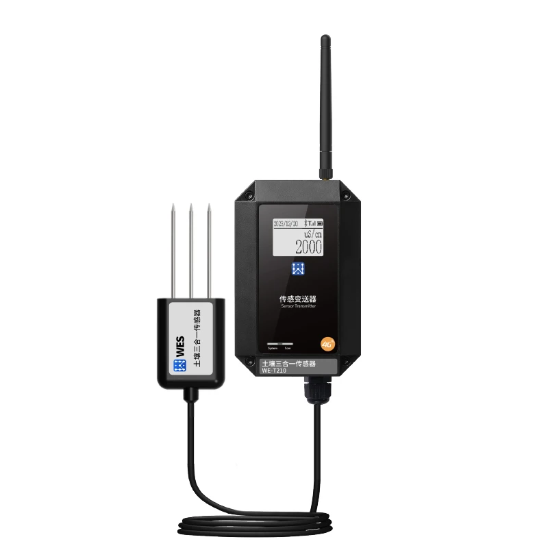 LoRa 4G NB-IoT ±0.5℃ Accuracy 5-Year Battery IP68 3in1 7in1 Probe Temperature Humidity Soil Moisture Sensor For Agriculture