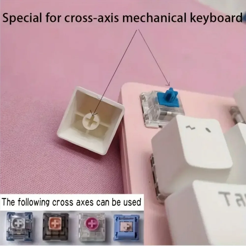 1 Keys Transparent-light Ghost ESC Personalized Design Keycaps 1U Key For Mechanical Keyboard