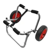 80KG Loading Capacity Foldable Kayak Trolley Energy-saving Two-wheeled Carrier Cart for Kayak Canoe Boat 3