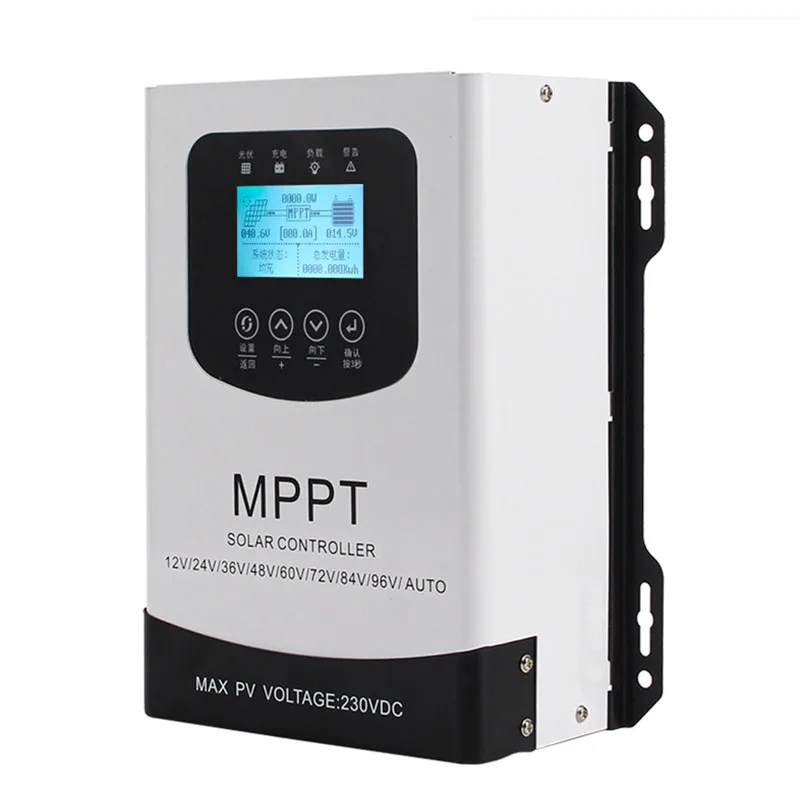 

MPPT Solar Charge Controller 30A 40A 50A 60A 12V-120V to AC 230V Controller Regulator For Solar Panel Battery
