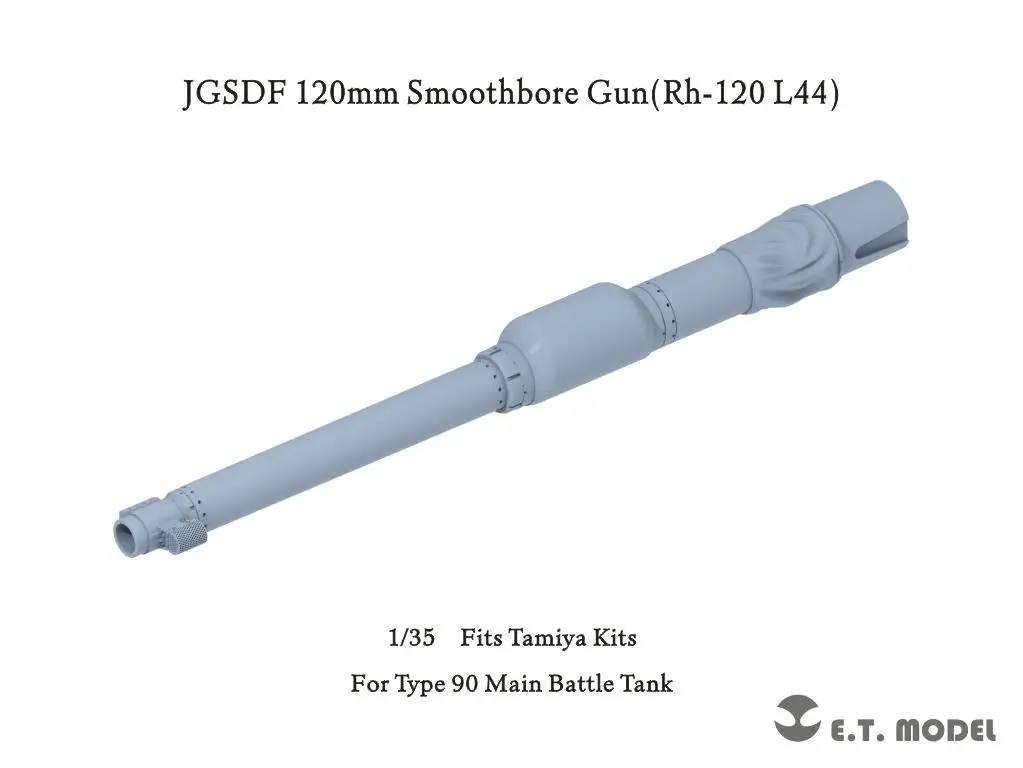 

ETModel P35-364 1/35 JGSDF 120 мм гладкий пистолет (Rh-120 L44) 3D-печать для TAMIYA