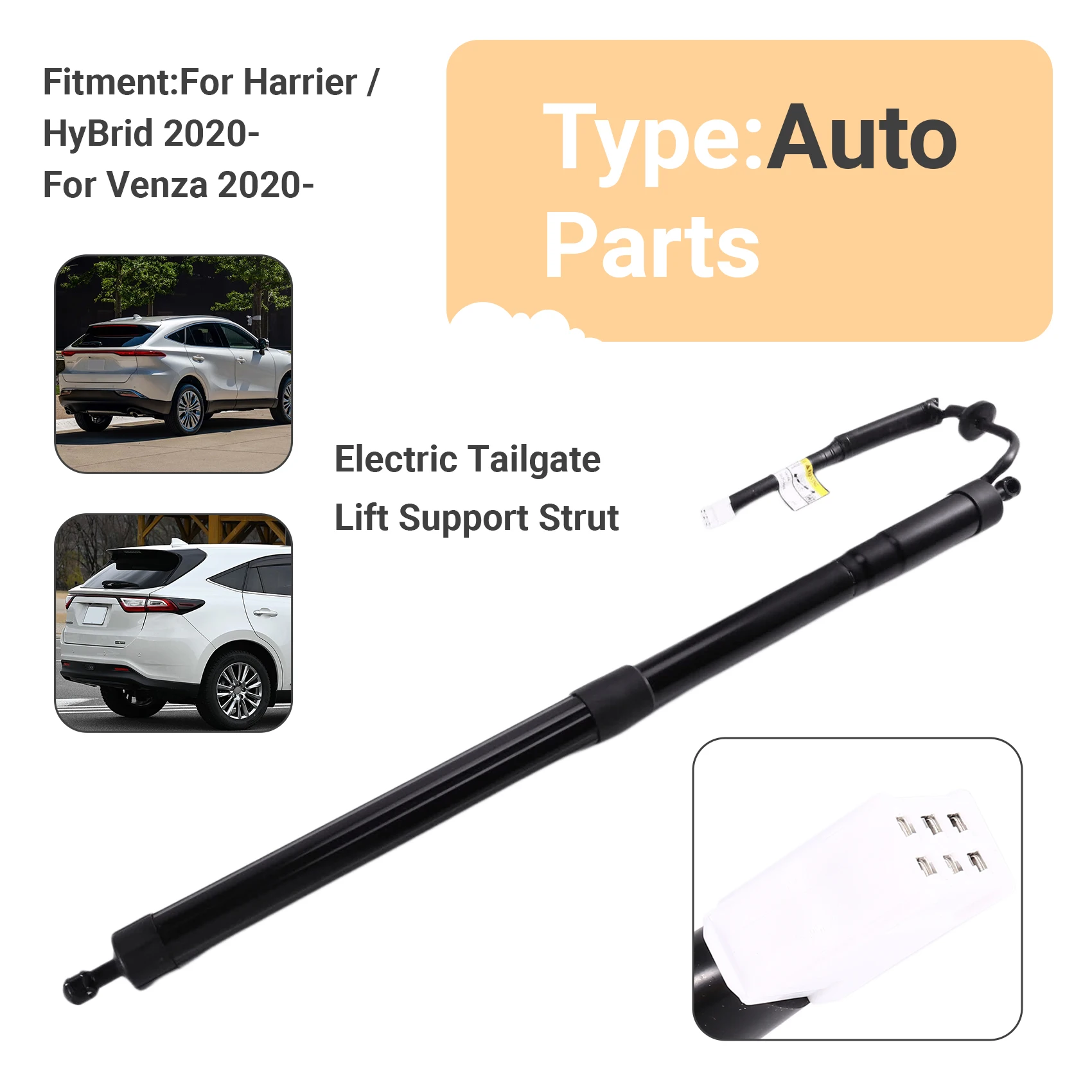 Left Tailgate Lift Support Strut Electric 68920-48100 6892048100 For Toyota For Hybrid Venza/Harrier 2020
