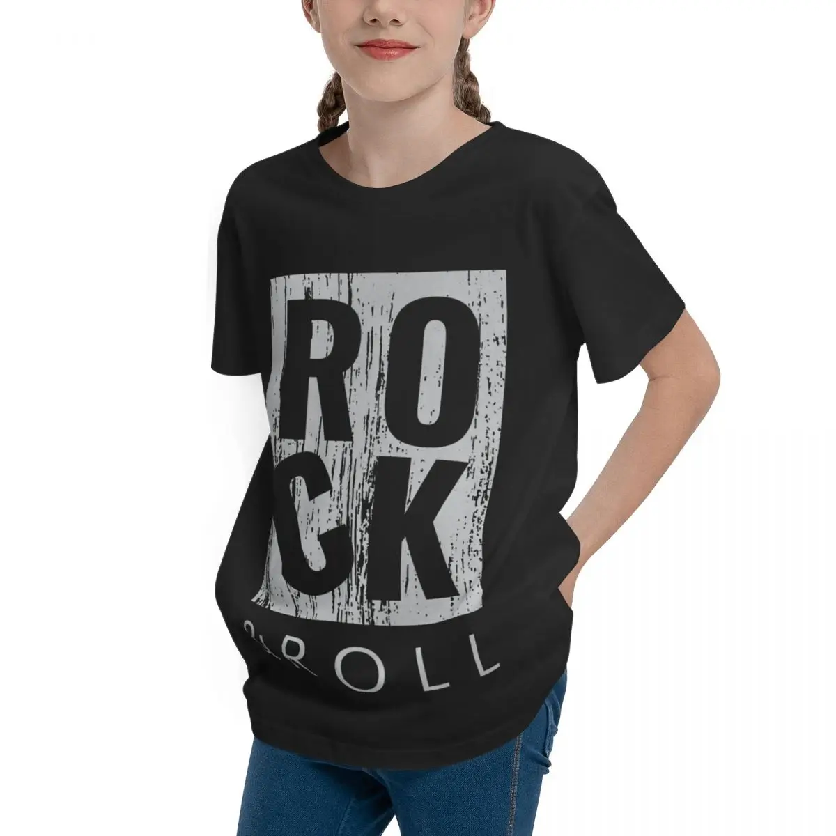 Rock N Roll Classic For Sale Adolescents Basic Short Sleeve T-Shirt Crewneck Top tee premium Casual Top quality