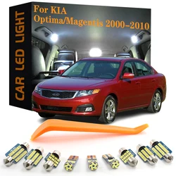 9pcs Canbus Car Accessories LED Interior Lights For KIA Optima Magentis 2000 2001 2002 2003 2004 2005 2006 2007 2008 2009 2010