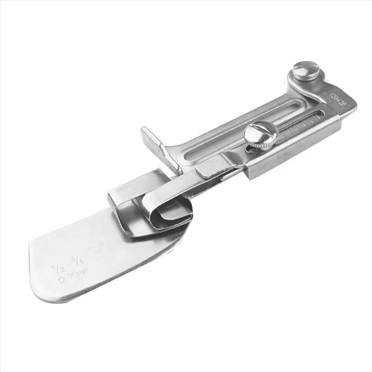 KSOL Sewing Rolled , Adjustable Width Rolled Hemmer Foot, Sewing Machine Rolled Hem Attachment Hemming Tool (15-25mm)