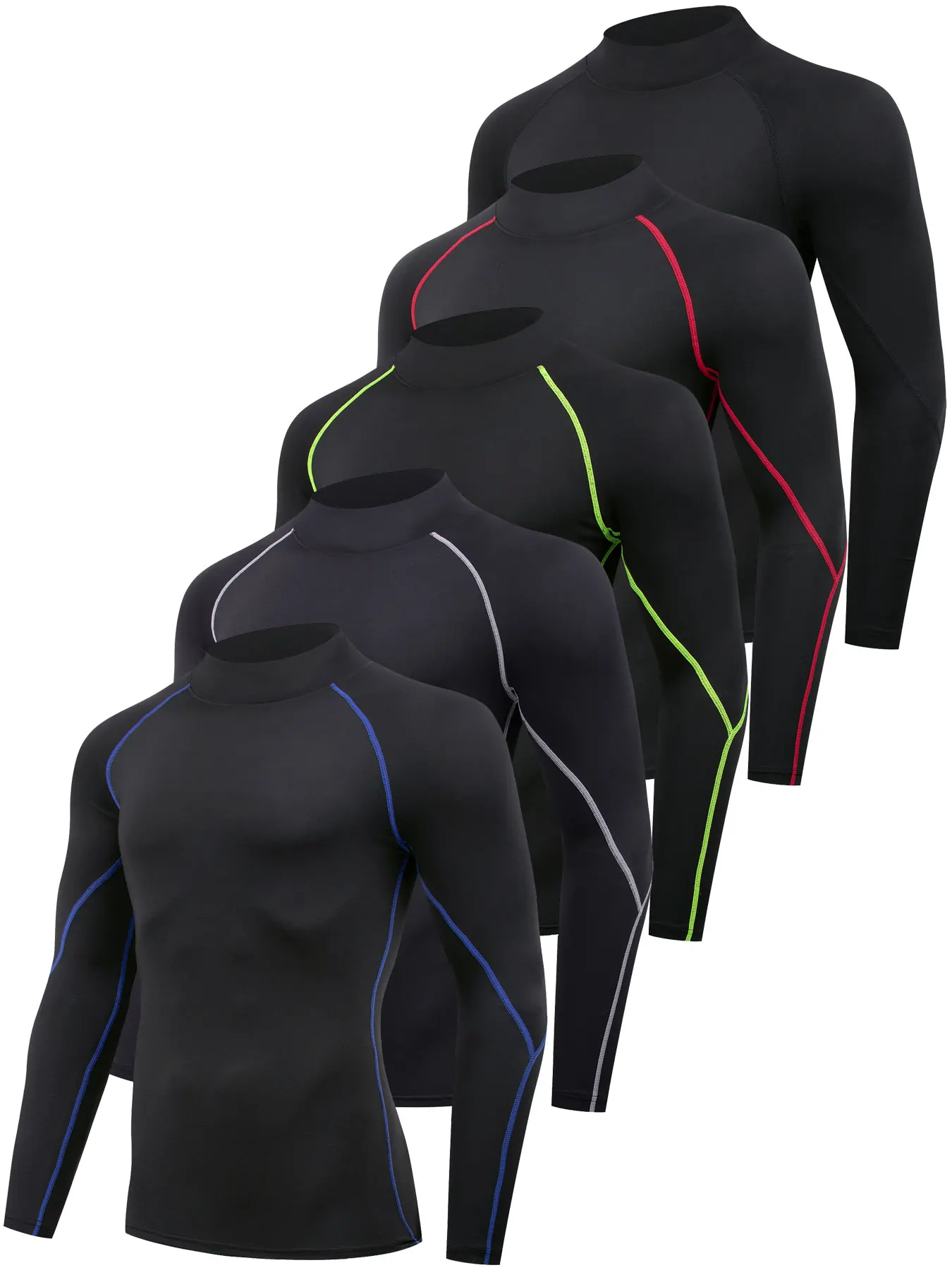 

Men Sport T-shirt Quick Dry Bodybuilding Running Shirt Long Sleeve Compression Top Gym T Shirt Men Fitness Tight Rashgard