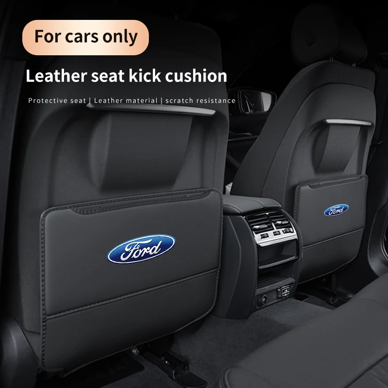 

Car Seat Back Protection Anti-Kick Pad Seat Storage Bag For Ford Focus Explorer Ranger Fusion Ecosport Raptor Puma Mondeo Edge