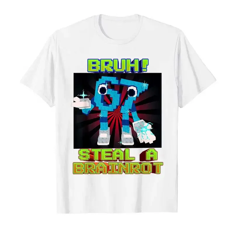 Bruh 67 ستة سبعة 6-7 مضحك Brainrot ميمي للمراهقين الكبار تي شيرت Y2k الفن الملابس الجمالية الجدة هدية روح الدعابة قائلا المحملة #3