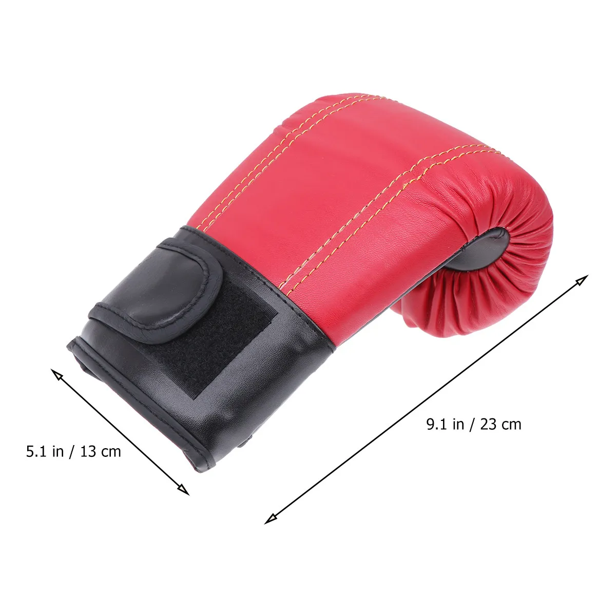PU Boxing Gloves Training Mitts Sparring Hand Pads Black Adjustable Wrist Strap Breathable Kickboxing Karate Muay Thai Fighting