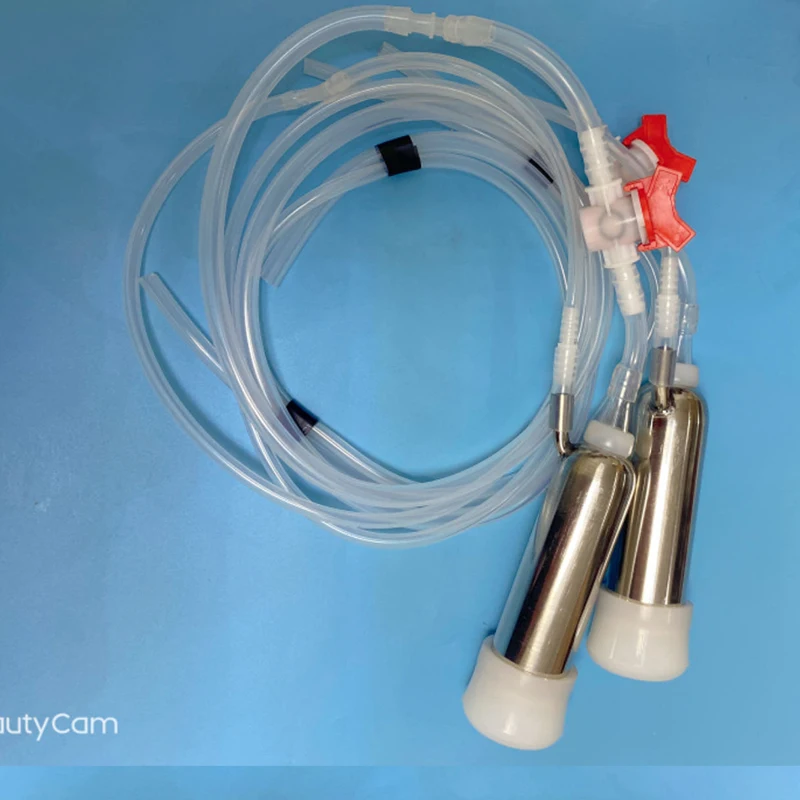 One set of electric direct suction pulsating nipple milk tube, complete with cow and sheep milking machine accessories