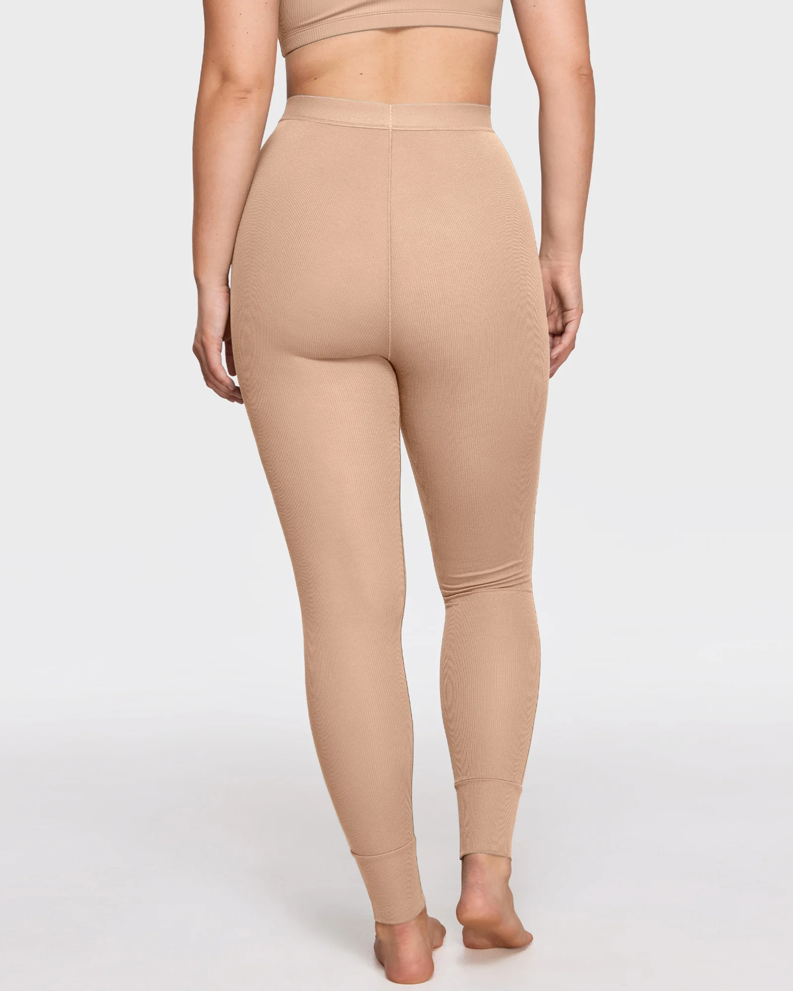 Leggings de algodón para mujer, pantalones de yoga suaves de cintura alta, elásticos de entrenamiento, longitud completa