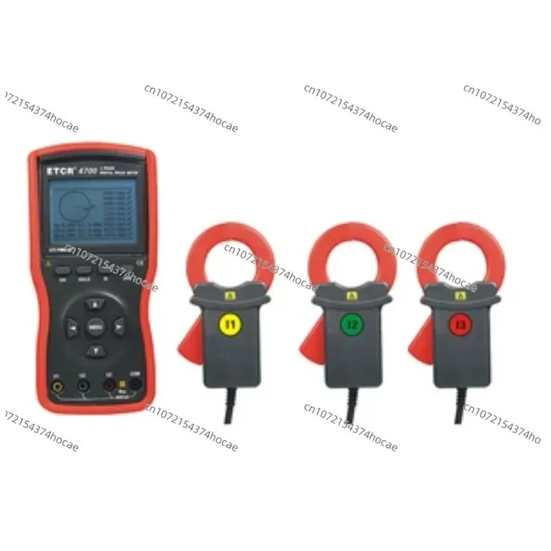ETCR4700 Three Phase Digital Phase Volt-Ampere Clamp Meter measure AC voltage And AC Current