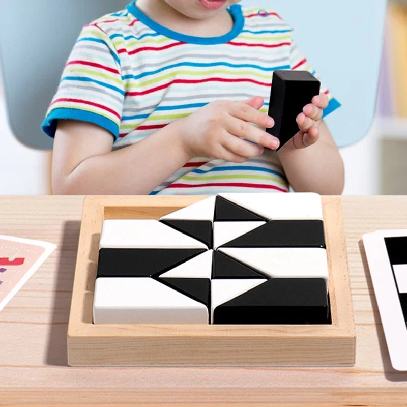 Hidden Blocks Jigsaw Puzzle puzzle Toys Children's Logic Thinking Training Brain Concentration Desktop Games