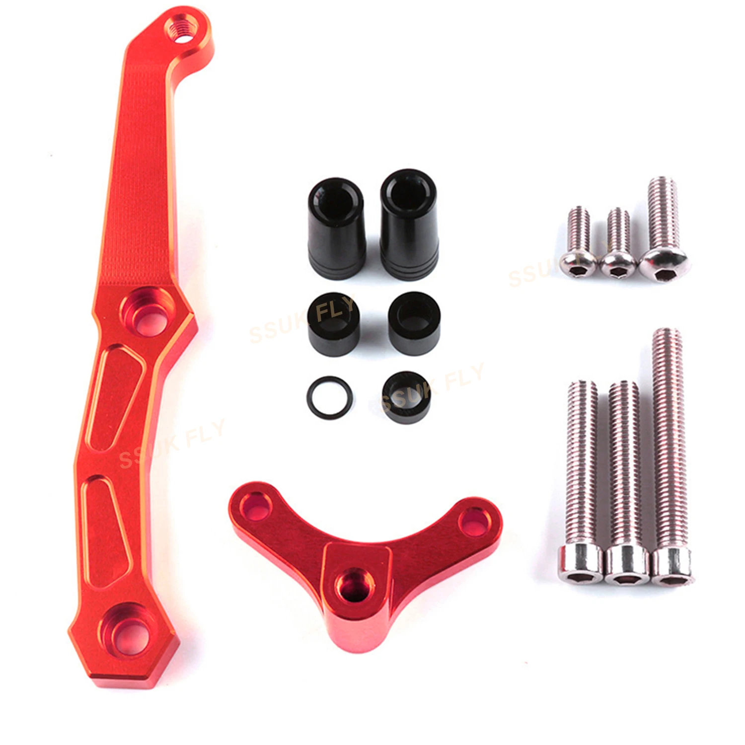 Motorcycle Steering Damper Linear Stabilizer Bracket Mount Support Kit For KAWASAKI Z800  2013-2018