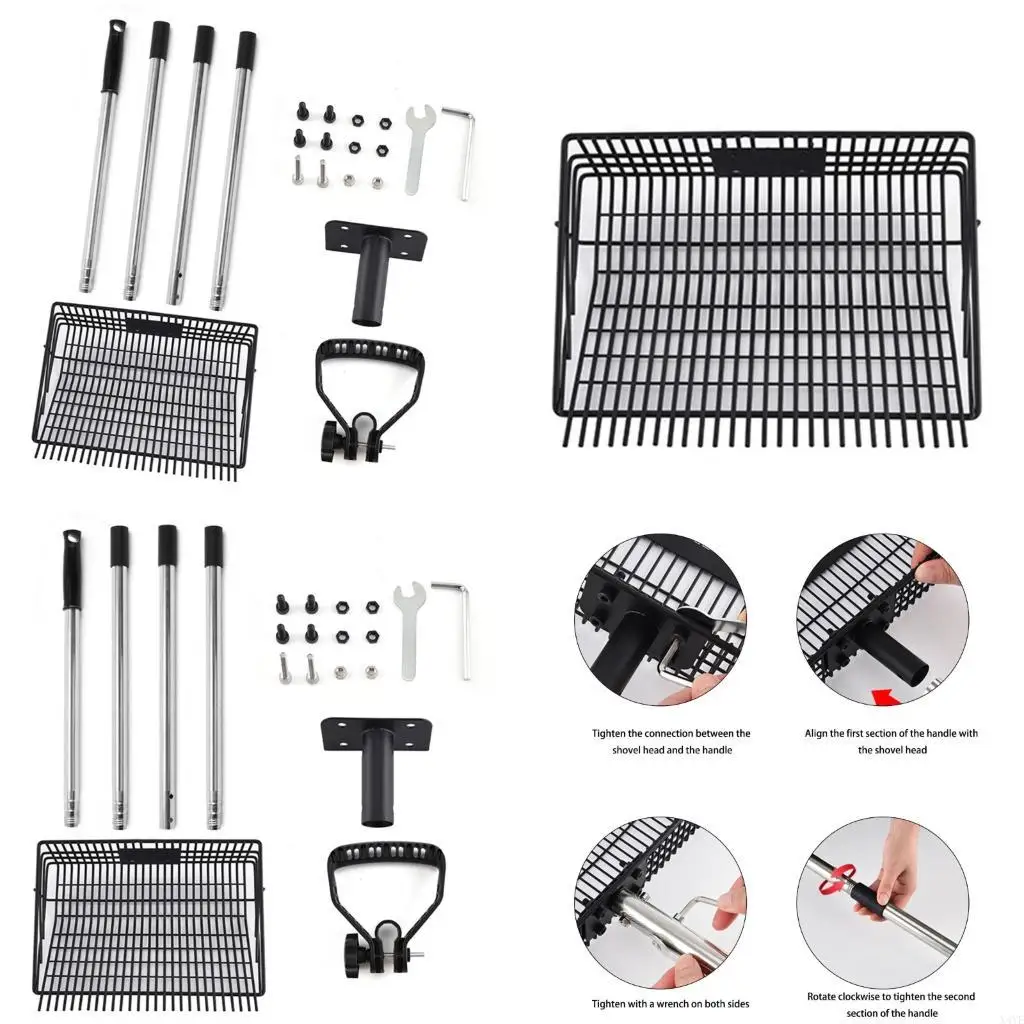 

X4ye из нержавеющей стали Hicken Scooper для эффективной очистки отходов птицеводства