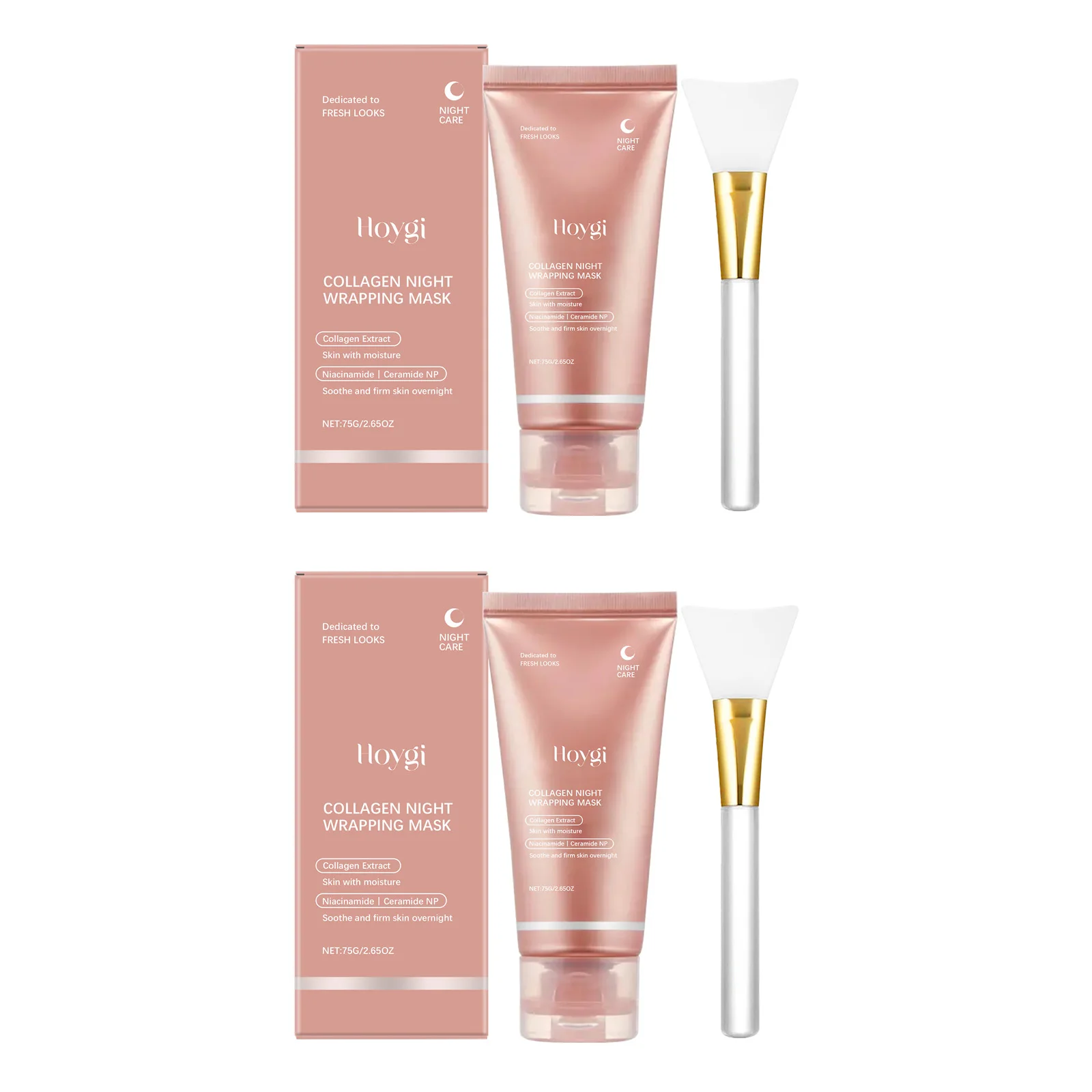 Collageen Peel-Off Mask Nachtmasker Hydraterend Verstevigend Verhelderend Elasticiteitsverzorging Reinigend Gezichtsverzorging Schoonheidsmasker