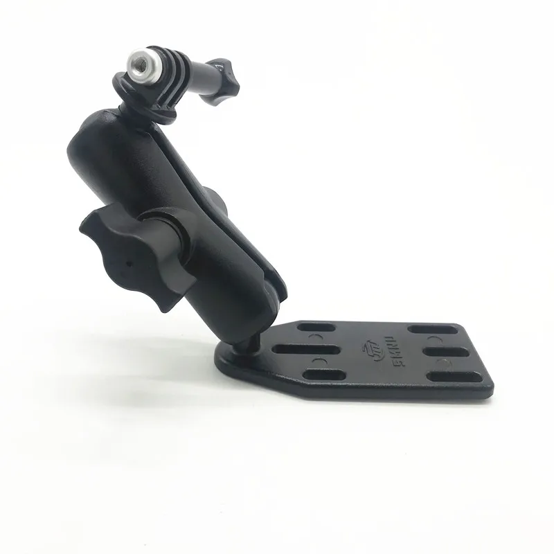 Motorrad Bremse/Kupplung Reservoir Abdeckung Mount & Doppel Buchse Arm + Für Gopro Montieren Ball Kopf Basis für garmin sjcam