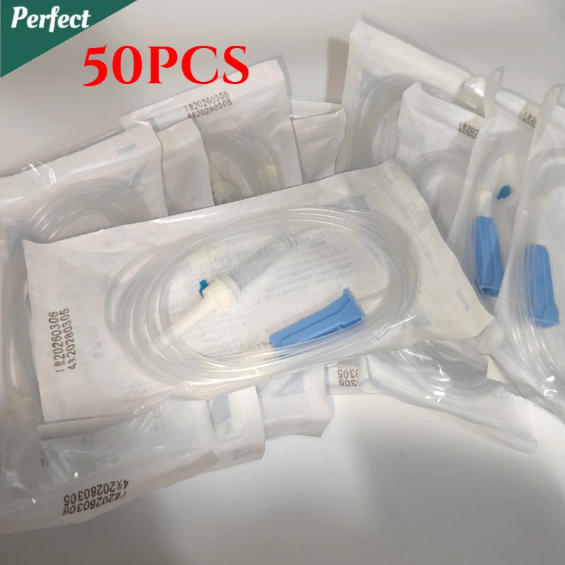 

50PCS Dental disposable Water pipe Mouth irrigator Implant water pipe Cooling pipe Length 3.1m Dentist materials Tools